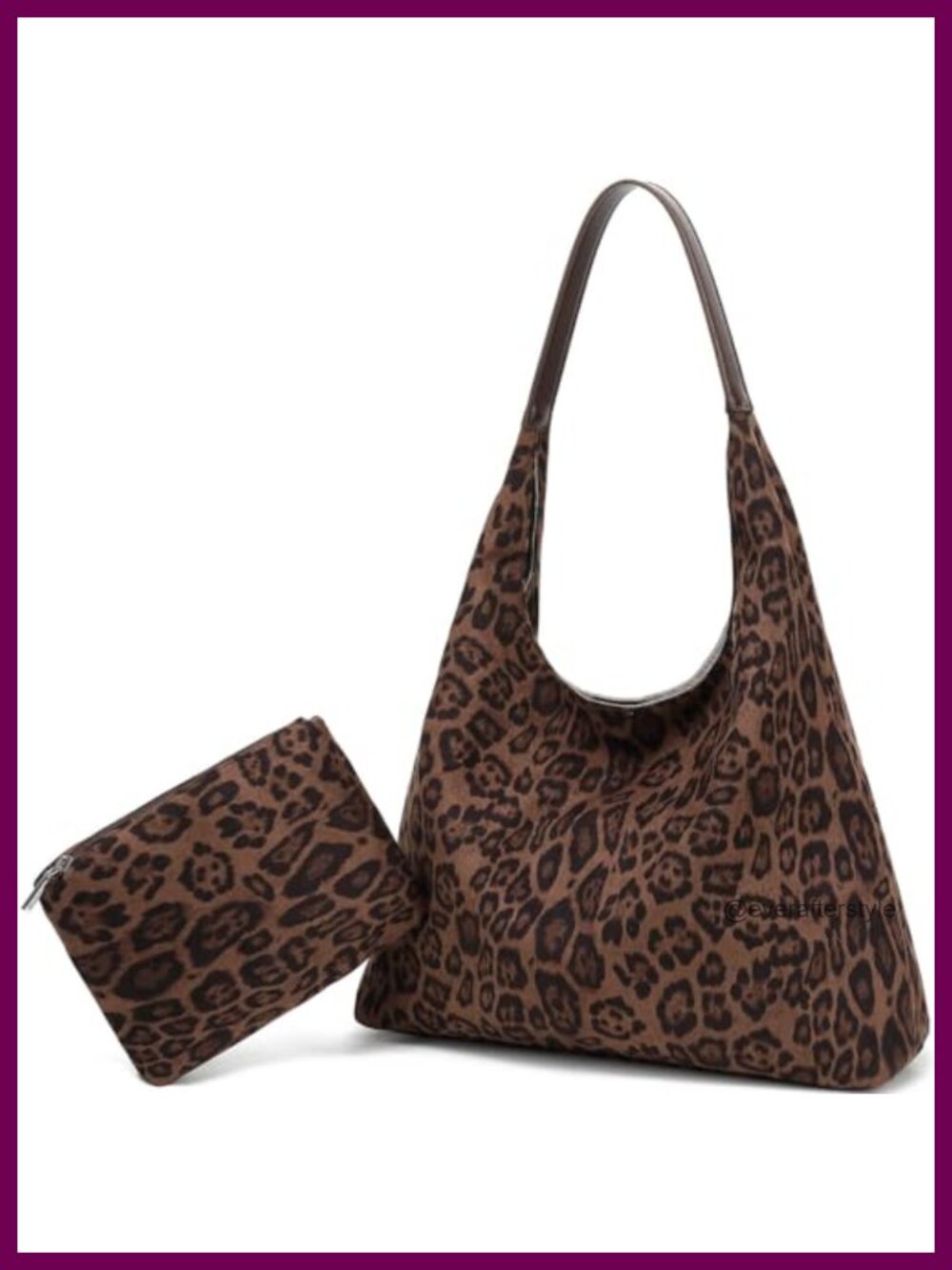 Suede Tote Bag for Women Soft Slouchy Hobo Large Work Handbag